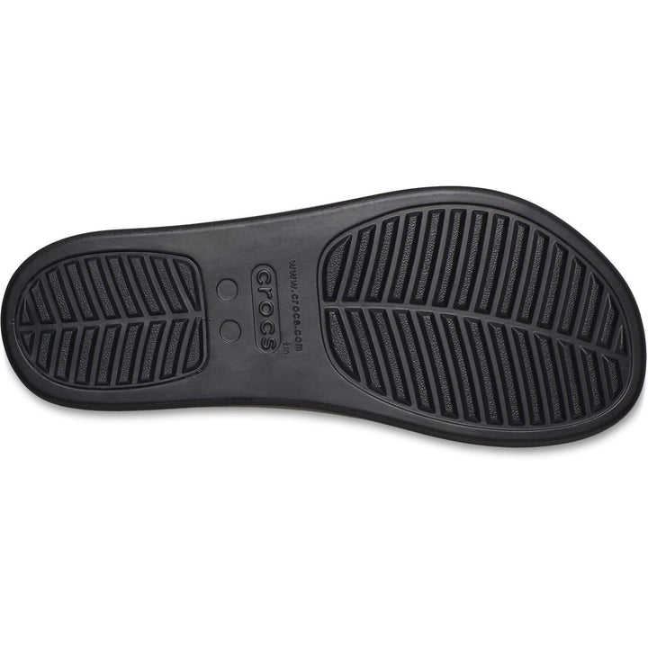 Women's Crocs 208727 Brooklyn Flip in Black - Image 1
