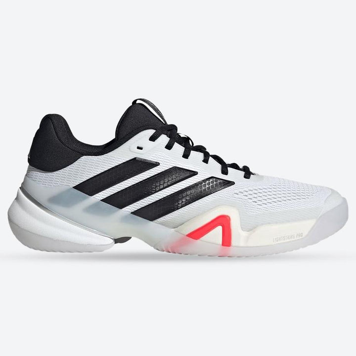 Men's Wide Fit Adidas Barricade 14 WIDE JQ7107 Tennis Trainers in Cloud White - Image 1