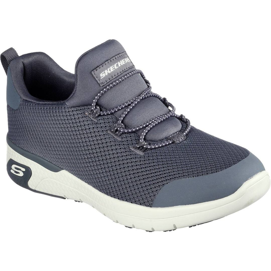 Women's Wide Fit Skechers 77281EC Marsing Waiola SR Safety Trainers - Charcoal in Charcoal - Image 3