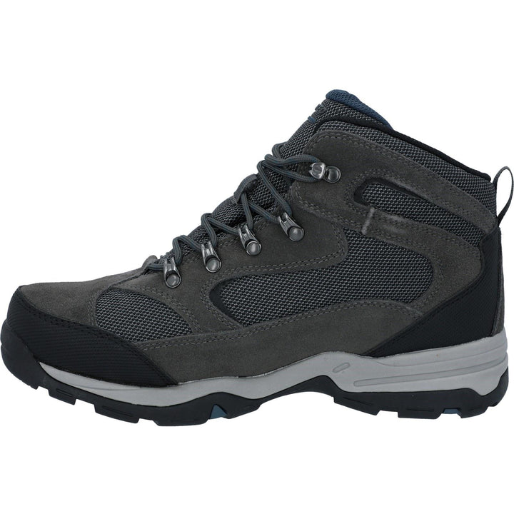 Men's Wide Fit Hi-Tec Storm Hiking Boots in Charcoal/Grey - Image 1