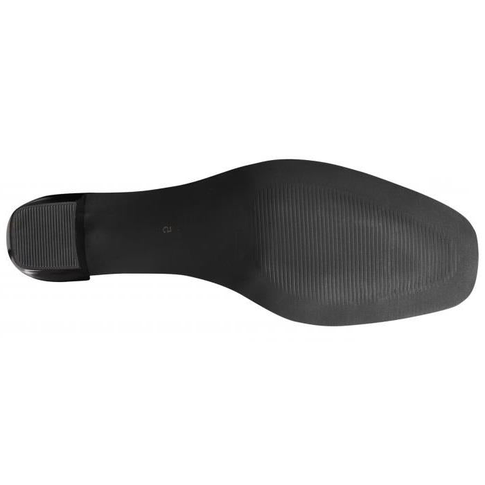 Women's Wide Fit DB Goa Shoes in Black Lea / Stretch Textile - Image 10