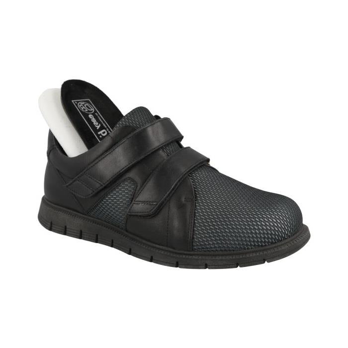 Men's Wide Fit DB Fraser Shoes in Black - Image 5