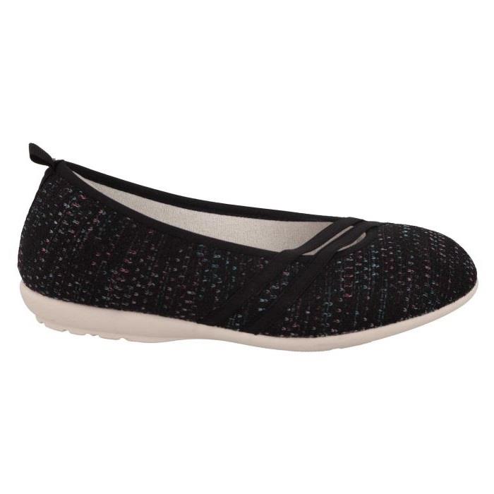 Women's Wide Fit DB Foxtail Canvas in Black Canvas - Image 1