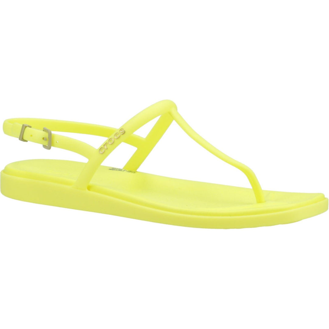 Women's Crocs 209793 Miami Thong Flip Sandals in Black - Image 18