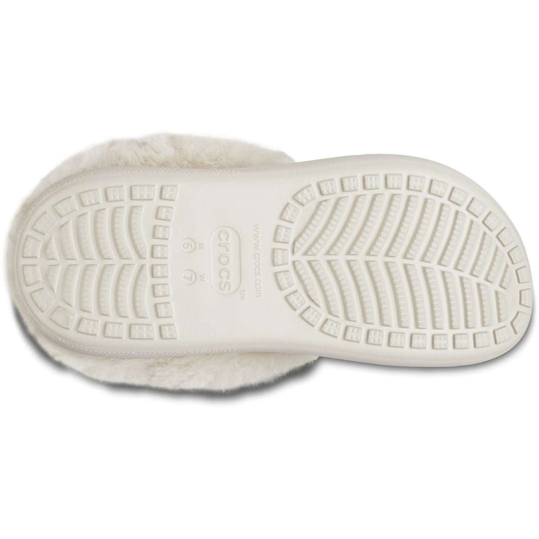 Women's Crocs 208446 Furever Crush Clog in Bone - Image 13