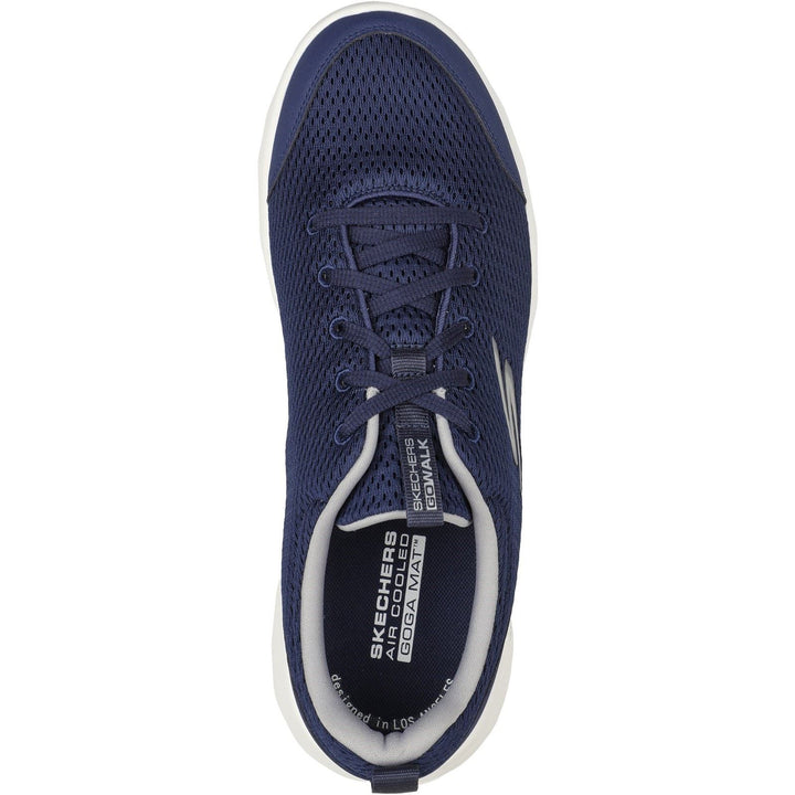 Men's Wide Fit Skechers 216231 Go Walk Max - Progressor Trainers in Navy/Grey - Image 1