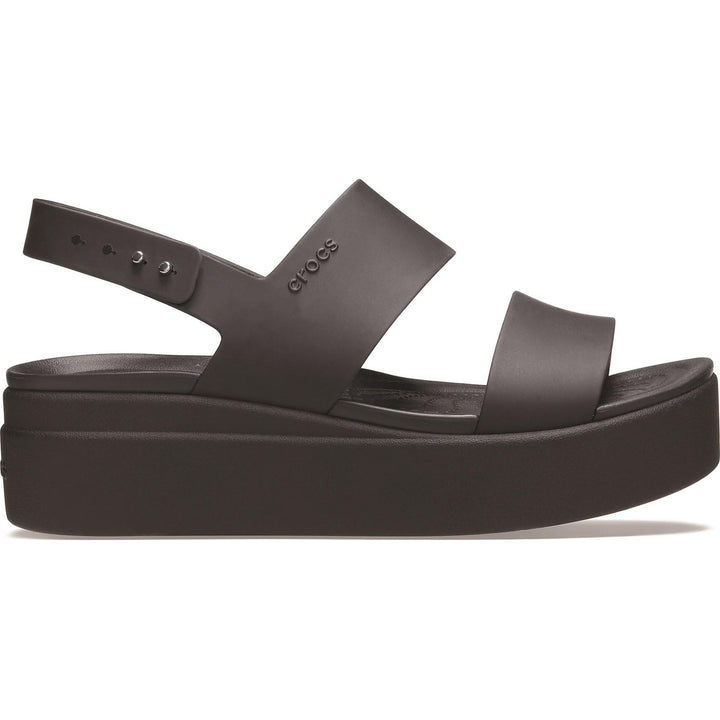 Women's Crocs 206453 Brooklyn Low Wedge Sandals in Black - Image 1
