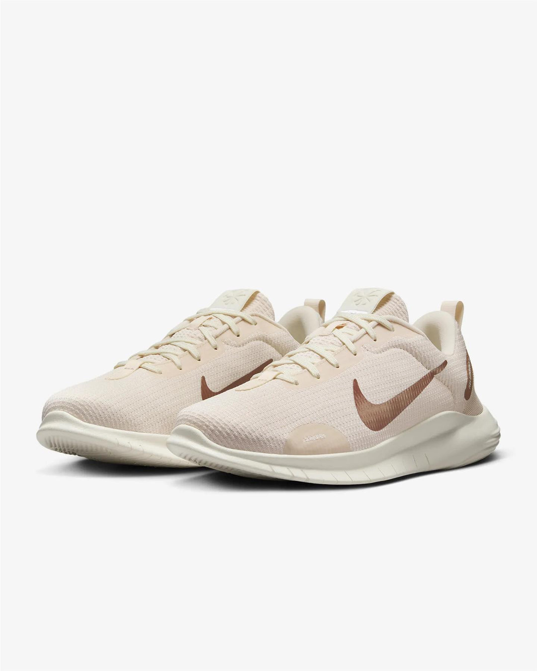 Women's Wide Fit Nike FZ4674-800 Flex Experience Run 12 Running Trainers in Guava Ice - Image 5