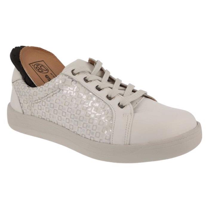 Women's Wide Fit DB Campion Shoes in Navy Leather / Textile - Image 11