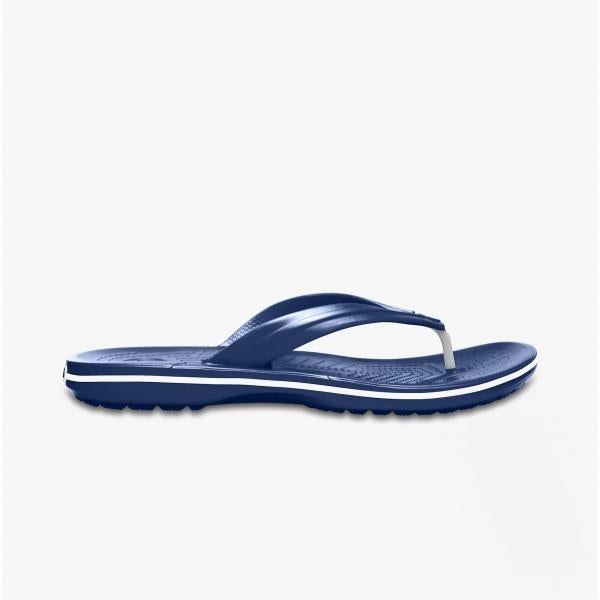 Mens Crocs 11033 Crocband Flip Flops in Black - Image 1