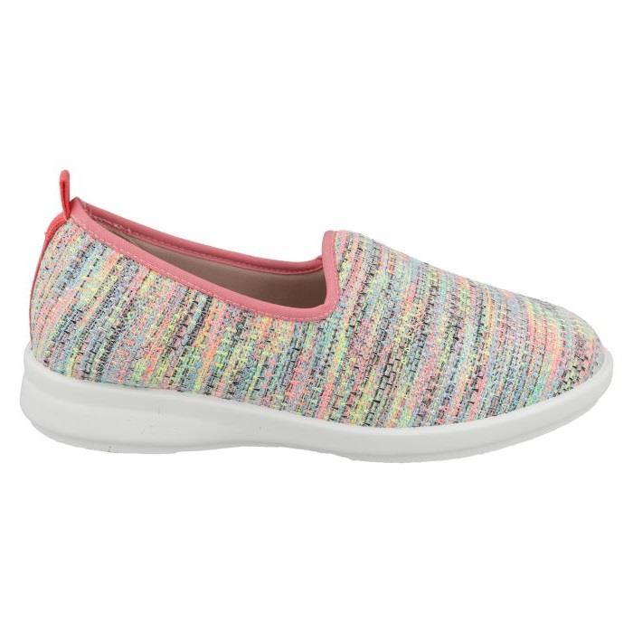 Women's Wide Fit DB Greta Canvas Shoes in Black - Image 1