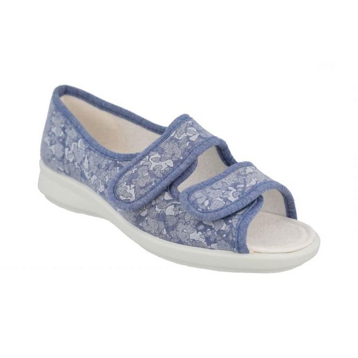 Women's Wide Fit DB Rattle Canvas Shoes in Grey Canvas - Image 6