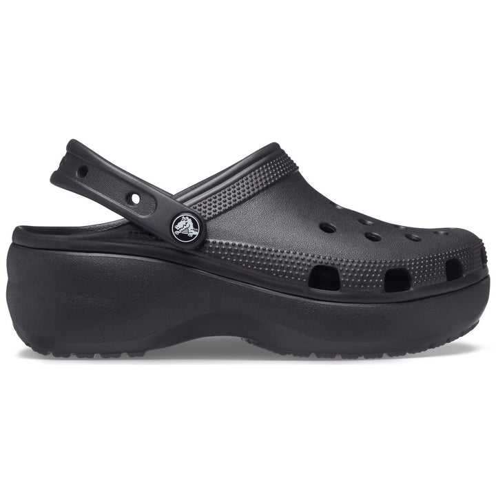 Women's Crocs 206750 Classic Platform Clog Sandals in Black - Image 1