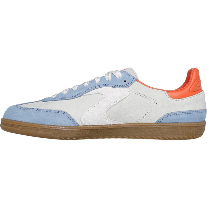 Women's Wide Fit Skechers 185234 Hotshot For The Win Trainers in Light Blue/Multi - Image 1