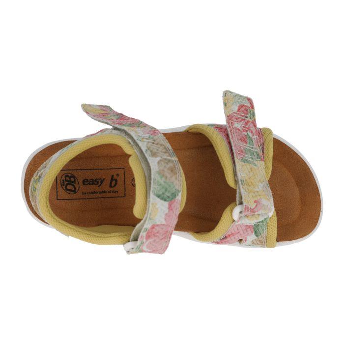 Women's Wide Fit DB Linnet Sandals in Sky Blue Floral - Image 9