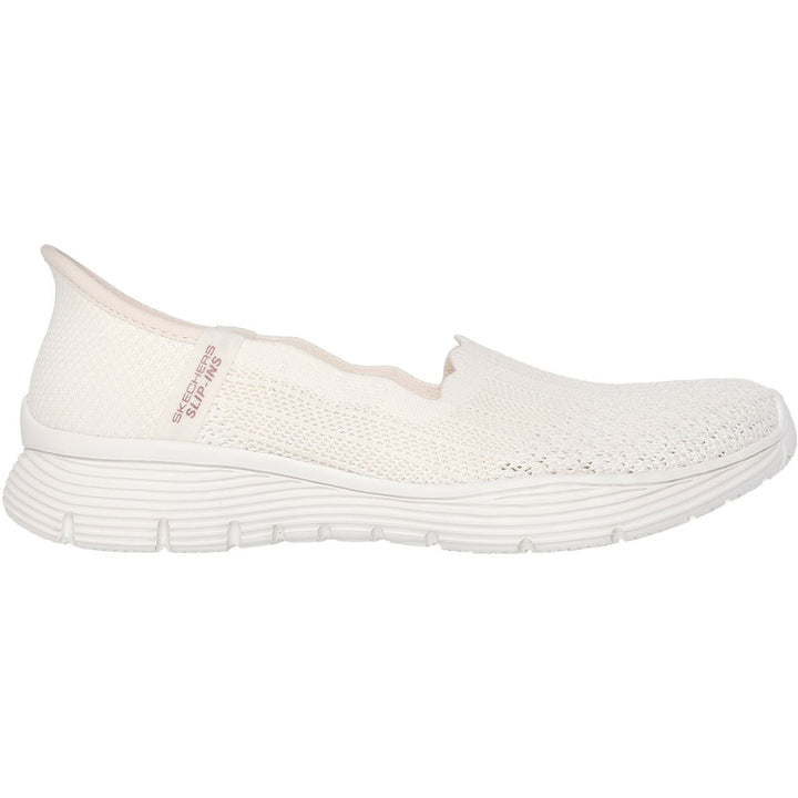Women's Wide Fit Skechers 158980 Slip-ins Seager Believe It Shoes in Black - Image 1