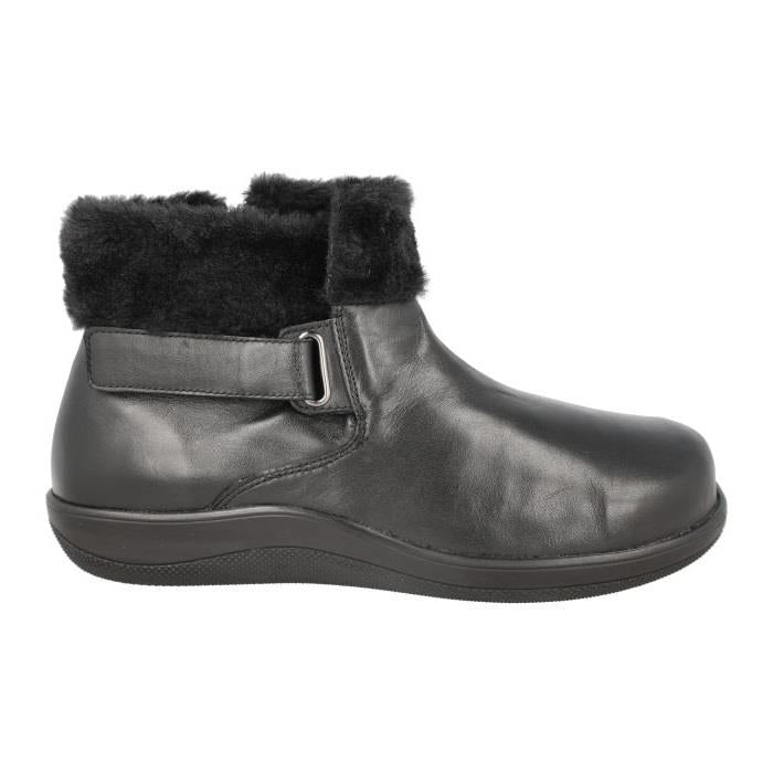 Women's Wide Fit DB Ludlow Boots in Black Leather - Image 1