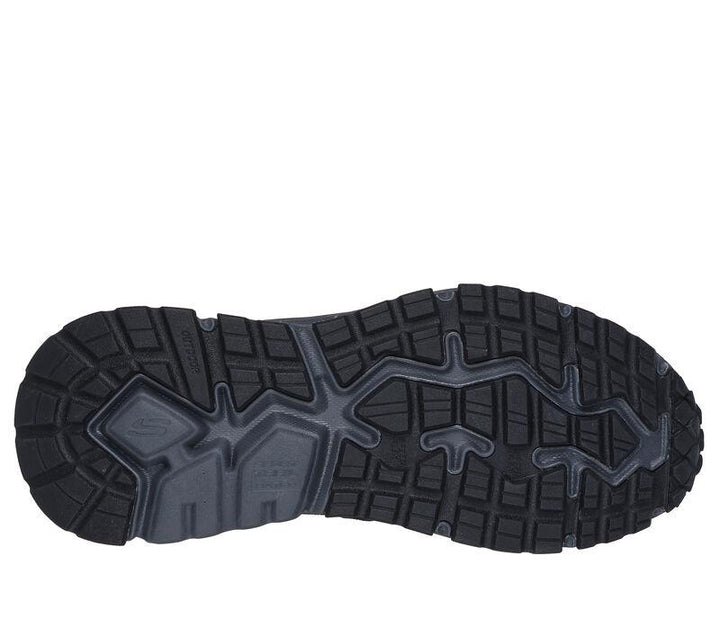 Men's Wide Fit Skechers 237192 Relaxed Fit D'lux Journey Trainers in Black/Charcoal - Image 1