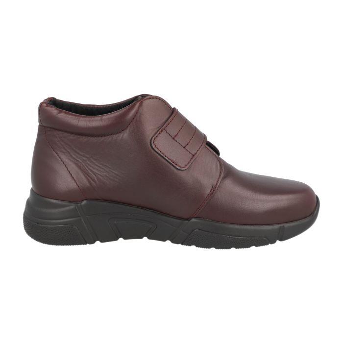 Women's Wide Fit DB Bay Ankle Boots in Black Leather - Image 1