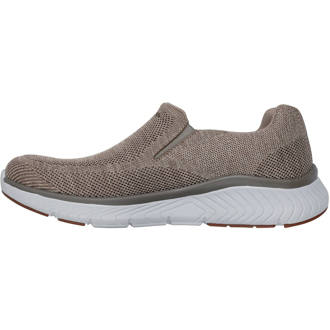 Men's Wide Fit Skechers Arch Fit Crosser Locke Trainers in Taupe - Image 4