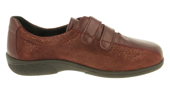Womens Wide Fit DB Europe Shoes in Black - Image 1