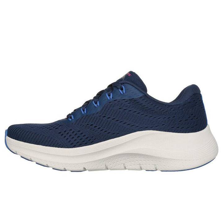 Women's Wide Fit Skechers 150051 Arch Fit 2.0 Big League Trainers in Black - Image 1