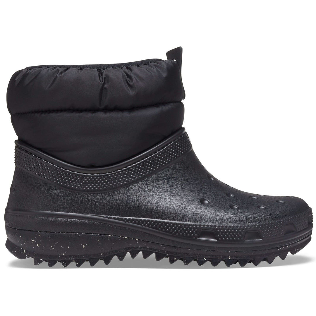 Women's Crocs 207311 Classic Neo Puff Shorty Boots in Black - Image 2