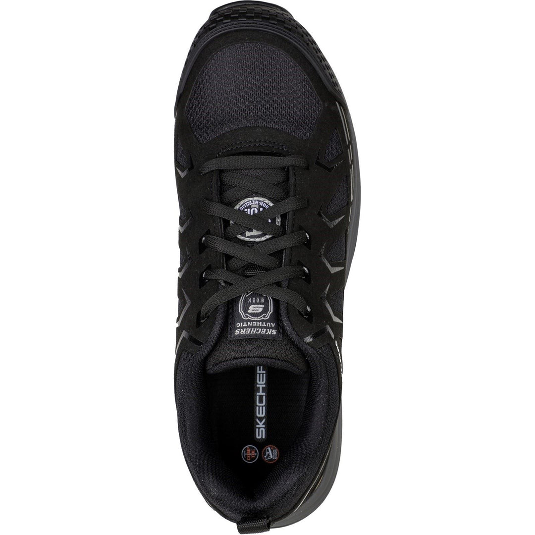 Men's Wide Fit Skechers 200127EC Malad II Safety Trainers in Black - Image 4