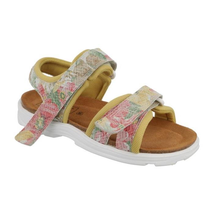 Women's Wide Fit DB Linnet Sandals in Sky Blue Floral - Image 7