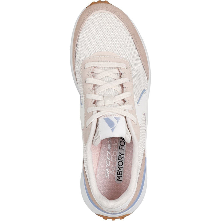 Women's Wide Fit Skechers 150600 Blvd Retro Revival Trainers in Light Pink/Purple - Image 1