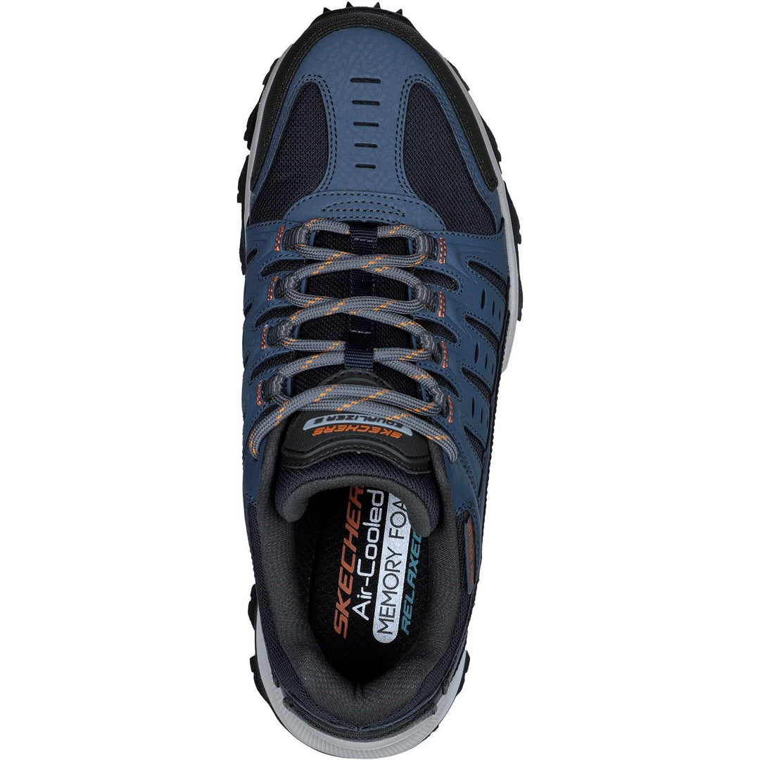 Men's Wide Fit Skechers 237501 Equalizer 5.0 Trail Solix Trainers in Navy/Orange - Image 5