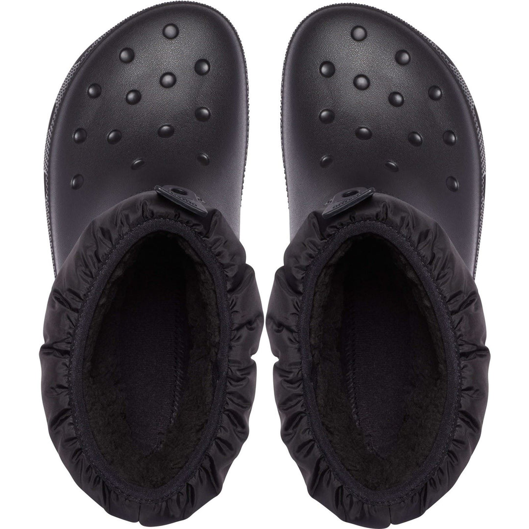 Women's Crocs 207311 Classic Neo Puff Shorty Boots in Black - Image 4
