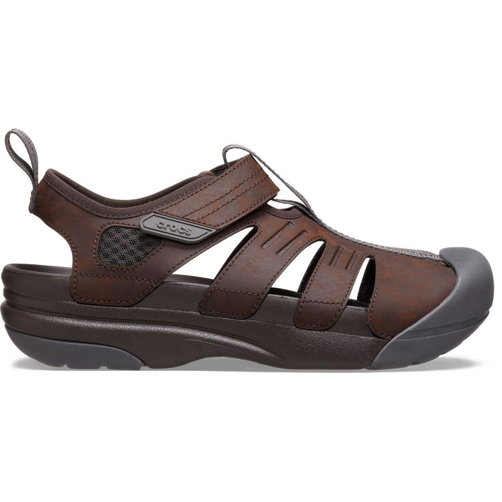 Women's Crocs 209857 Yukon Fisherman Sandals in Espresso - Image 1