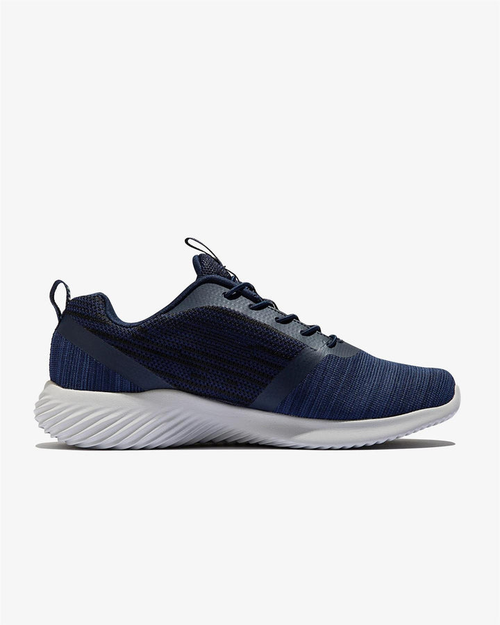 Men's Wide Fit Skechers 52504 Bounder Walking Trainers in Navy - Image 1
