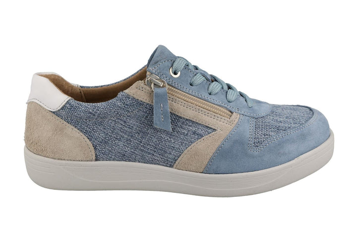Women's Wide Fit DB Cedar Shoes in Beige - Image 1