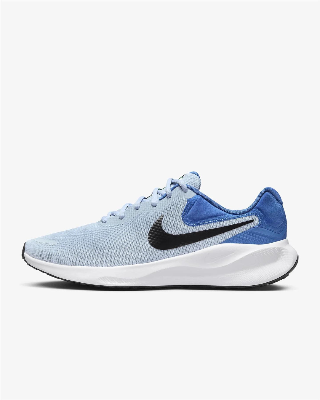 Men's Wide Fit Nike FB8501-402 Revolution 7 Running Trainers in Blue - Image 3