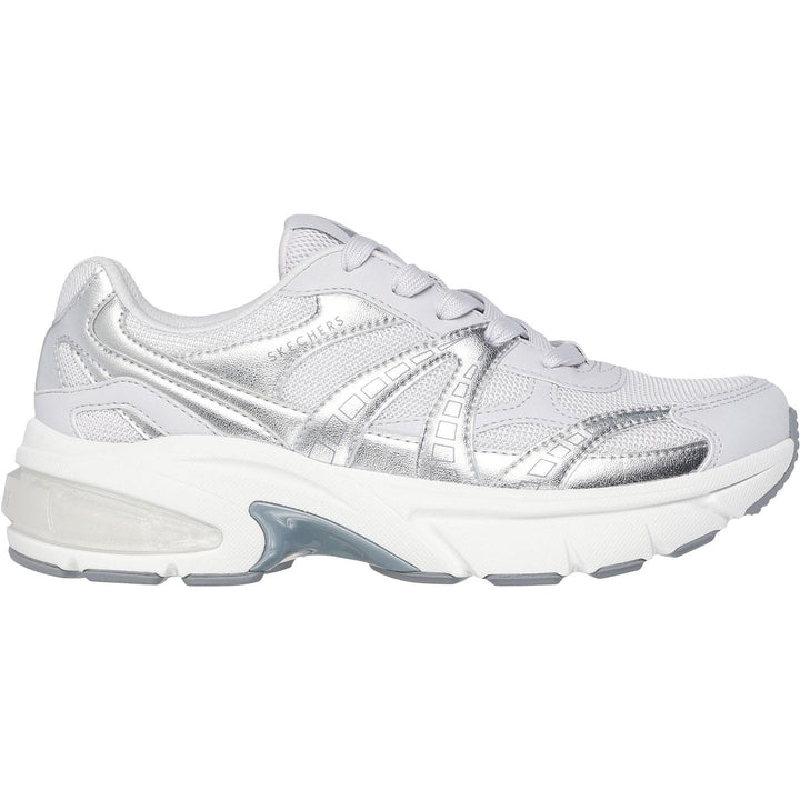 Women's Wide Fit Skechers 177357 Shadow Stellar 90 Trainers in Grey - Image 1