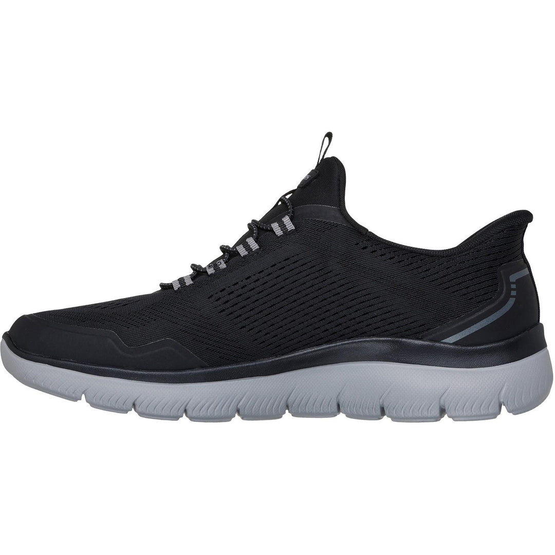 Men's Wide Fit Skechers 233045 Slip-ins Summits Top Rate Trainers in Navy/Yellow - Image 4