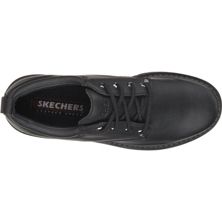 Men's Wide Fit Skechers 6618 Tom Cats Lace Up Shoes - Black in Black - Image 1
