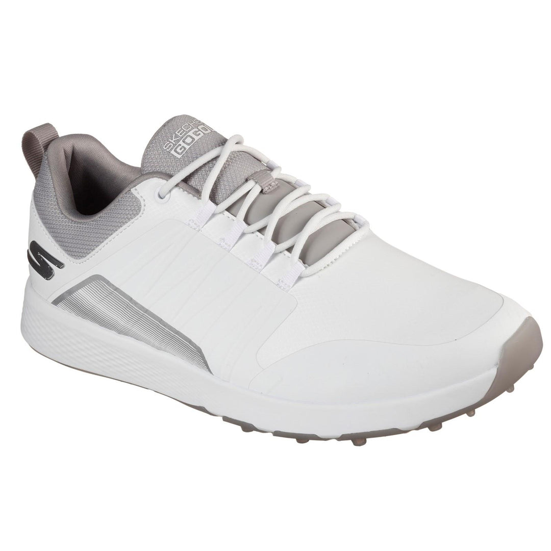 Men's Wide Fit Skechers 214022 Elite 4 Victory Go Golf Trainers in White/Grey - Image 3