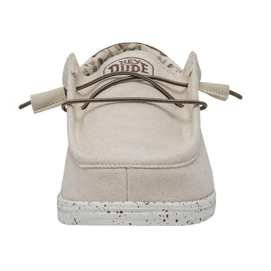 Men's Heydude Classic Wally Stretch Shoes in Ivory - Image 4