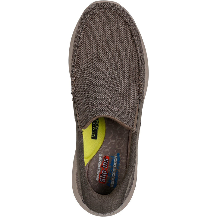 Men's Wide Fit Skechers 205451 Slip-ins Pollard Wilfred Shoes in Navy - Image 1