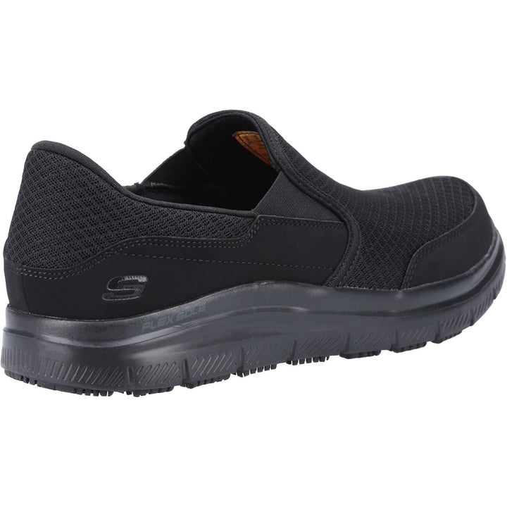 Men's Wide Fit Skechers 77048EC Flex Advantage McAllen SR Trainers in Black - Image 1