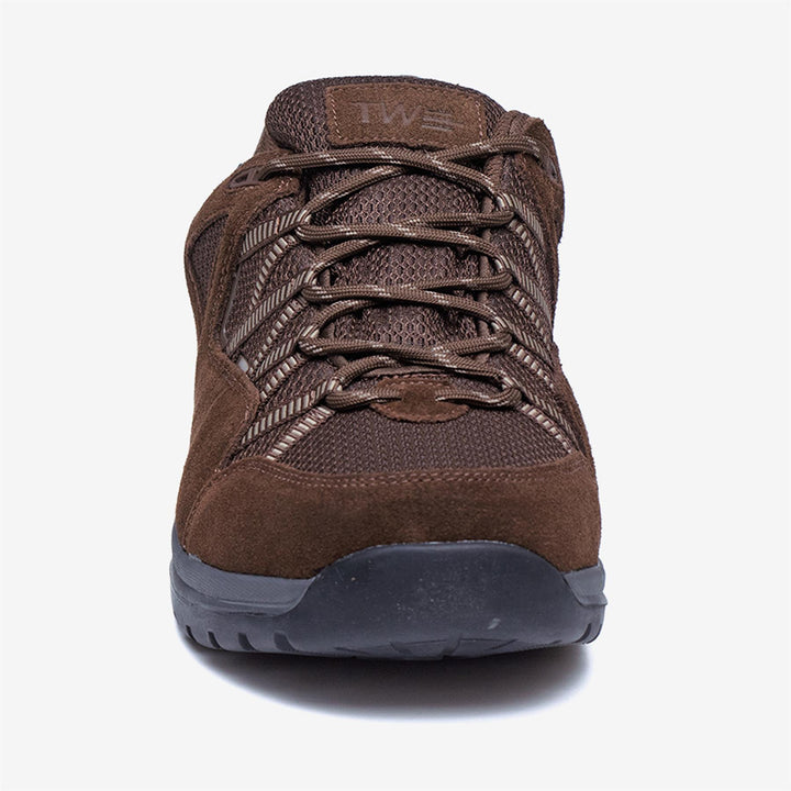 Women's Wide Fit Tredd Well Quest Hiking Waterproof Trainers in Brown - Image 1