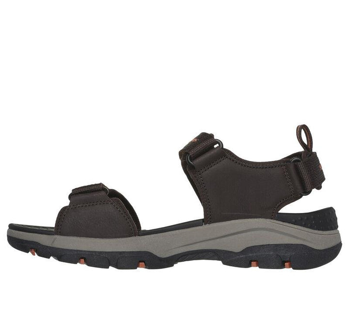 Men's Relaxed Fit Skechers 205112 Tresmen Ryer Sandals in Chocolate - Image 1