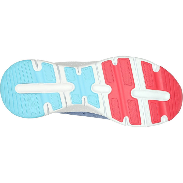 Women's Wide Fit Skechers 149722 Arch Fit Infinity Cool Trainers - Blue/Multi in Blue/Multi - Image 1