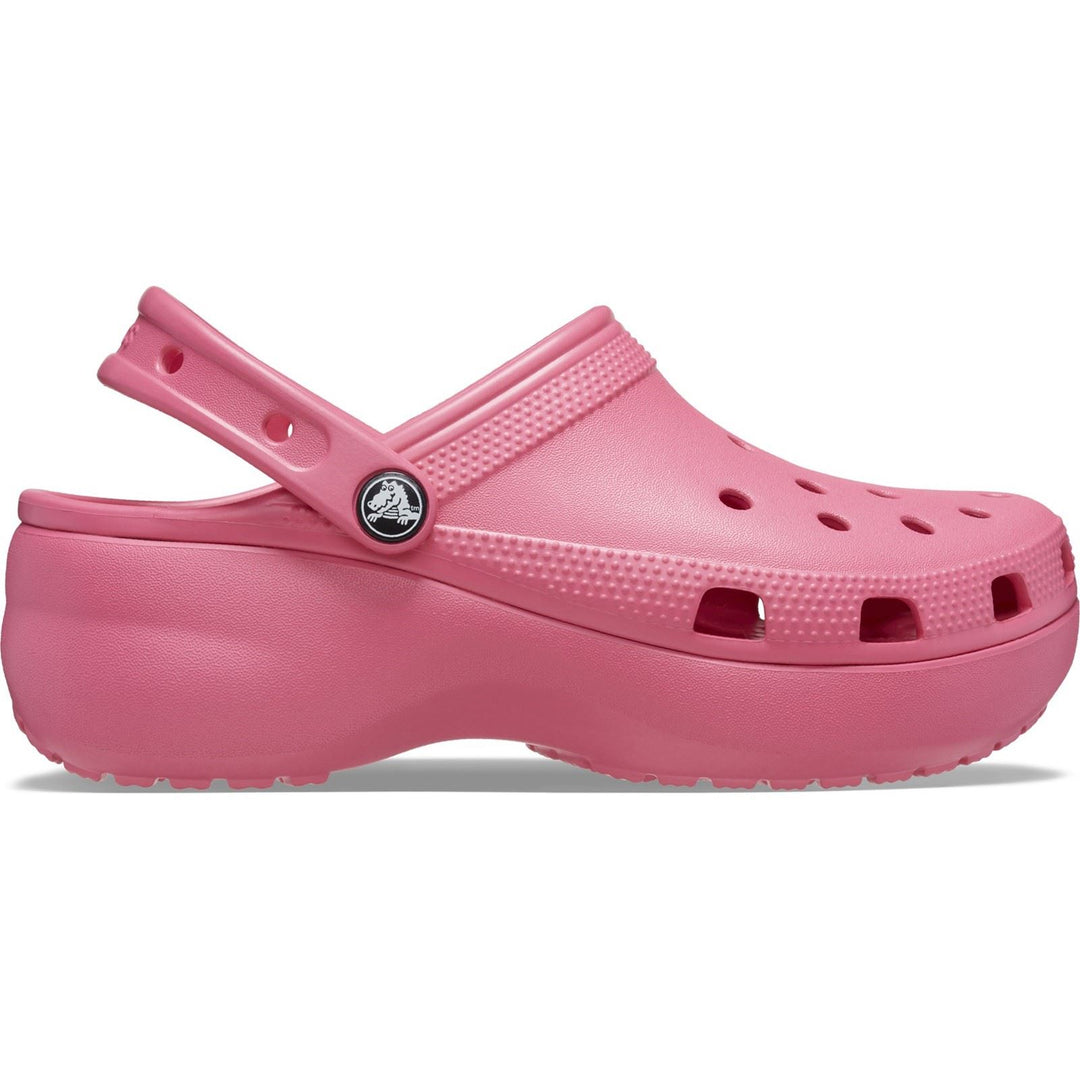Women's Crocs 206750 Classic Platform Clog Sandals in Black - Image 24