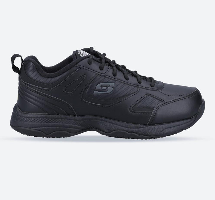 Women's Wide Fit Skechers 77200EC Work RF Dighton Bricelyn SR Safety Trainers in Black - Image 1