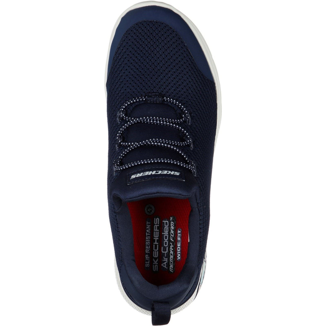 Women's Wide Fit Skechers 77281EC Marsing Waiola SR Safety Trainers in Navy - Image 5