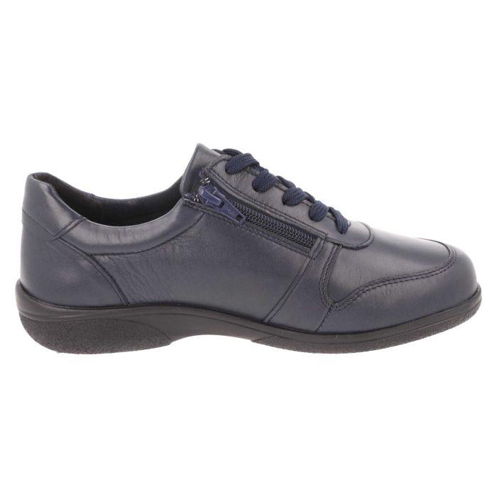 Women's Wide Fit DB Mollie Shoes in Black Leather - Image 1